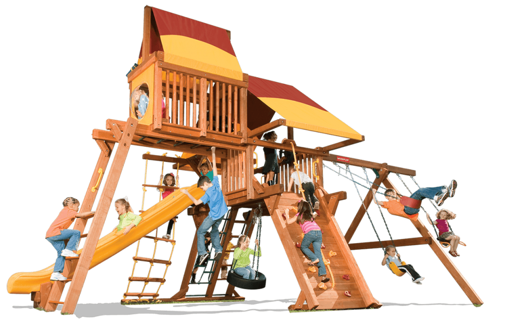Toledo Playsets Playground World Outdoor Playsets, Trampolines