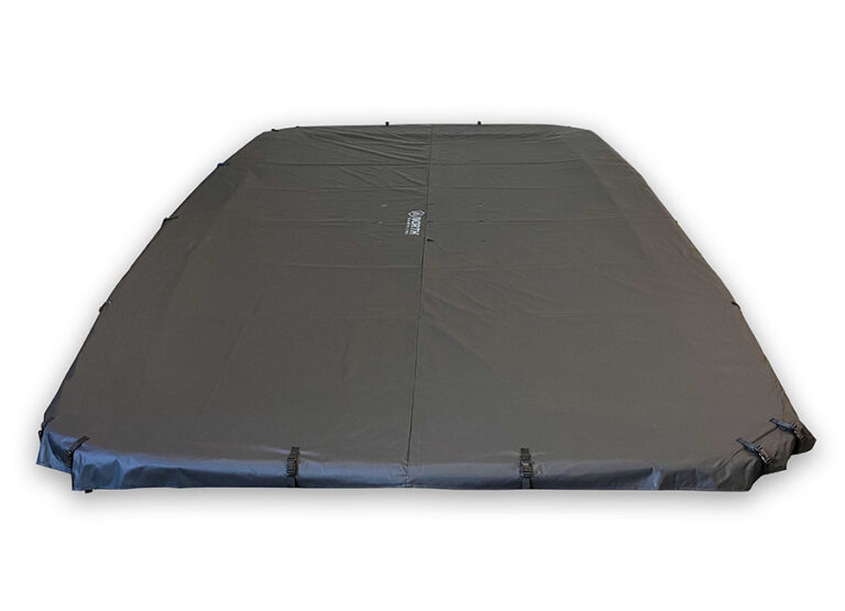 12 ft x 8 ft North In-ground Trampoline Cover - Black