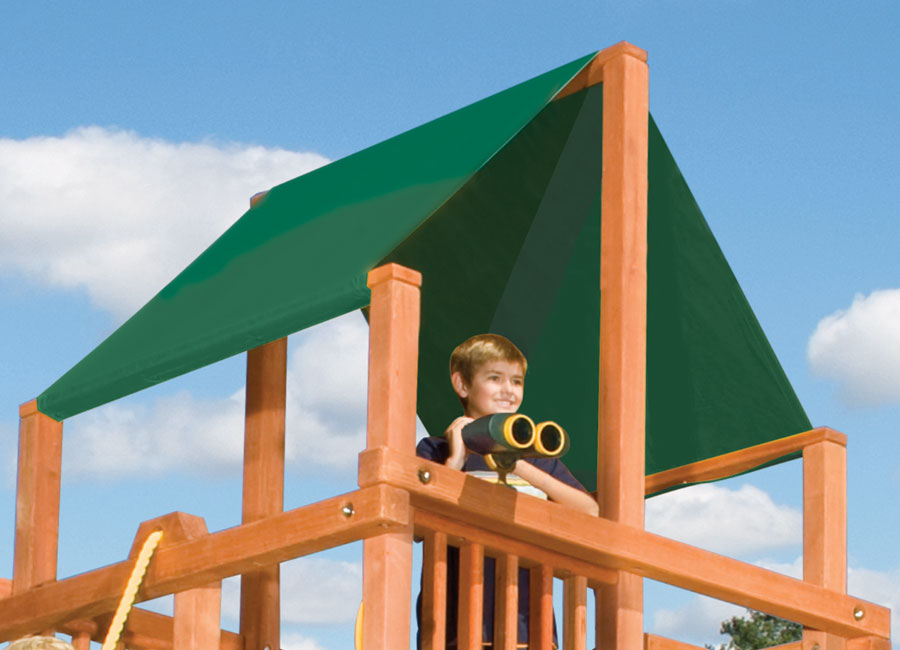 Playhouse-Green-Vinyl-Roof