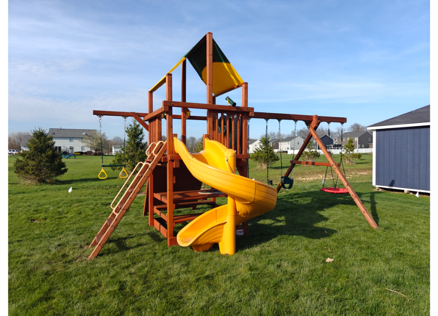 Woodplay Playhouse 5 Combo 2 – Cedar (30C AB)
