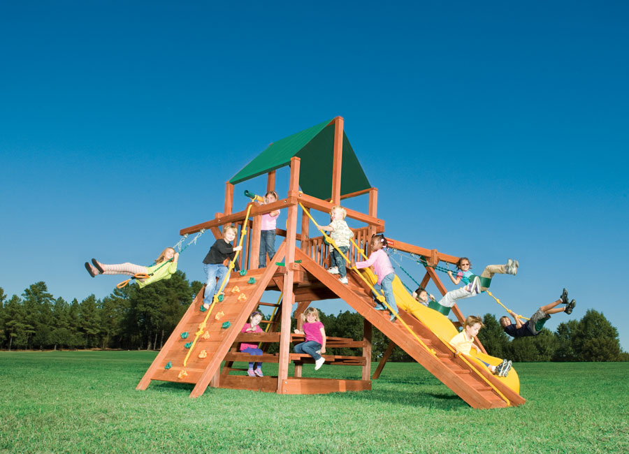 Woodplay-Playhouse-5'-Combo-2-with-Ramp