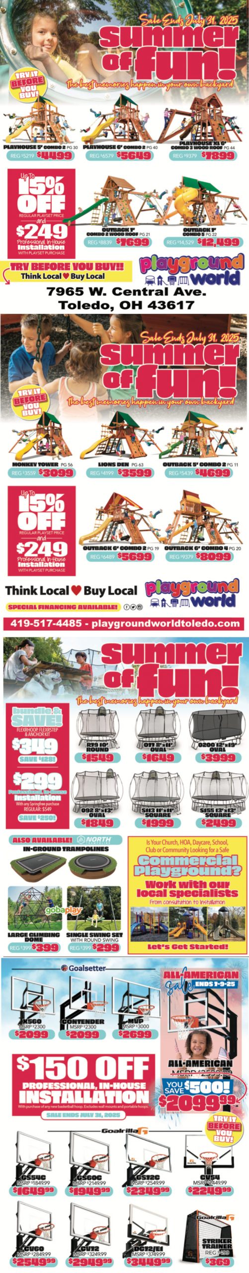 July 2025 Specials