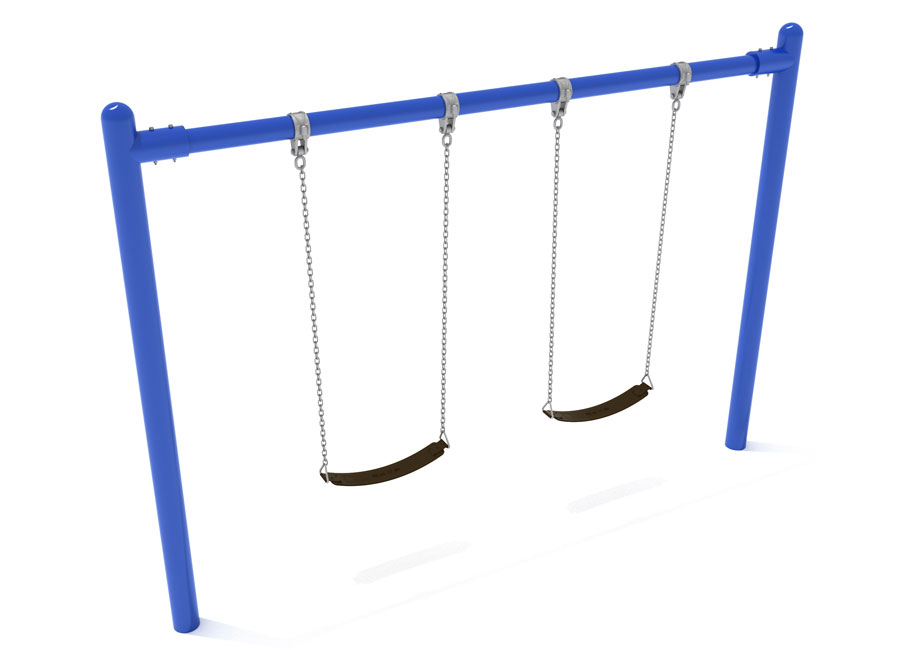 One-Bay-Swing-Post-Blue