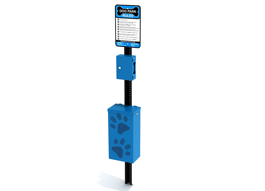 Pet-Waste-Station-Blue
