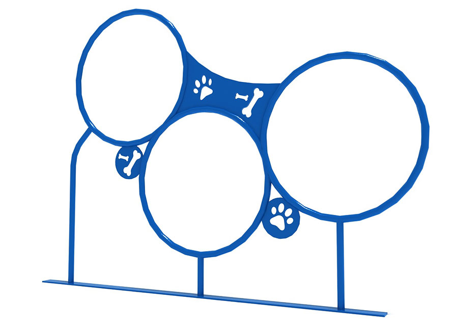 Three-Hoop-Dog-Rings-Blue