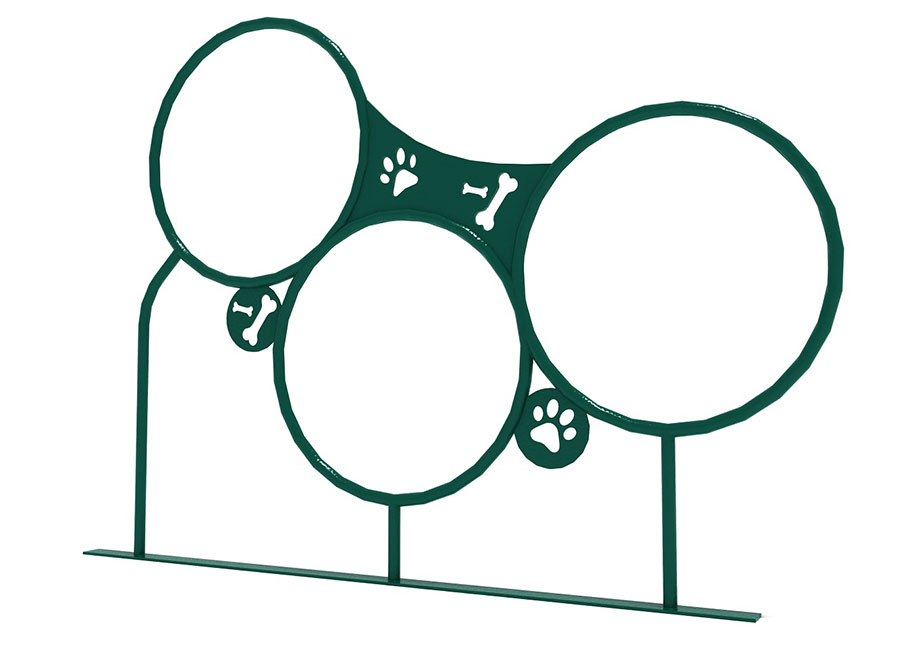 Three-Hoop-Dog-Rings-Green