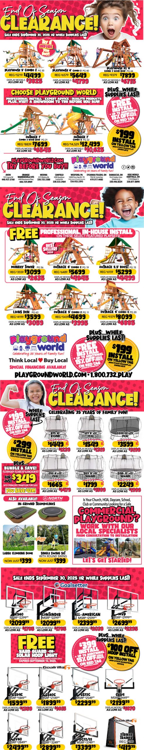 September 2025 Specials
