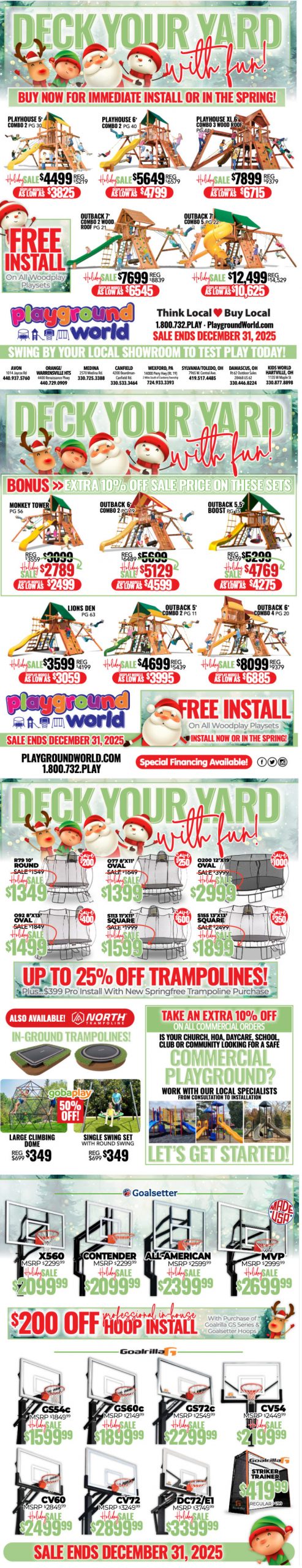 December 2025 Specials