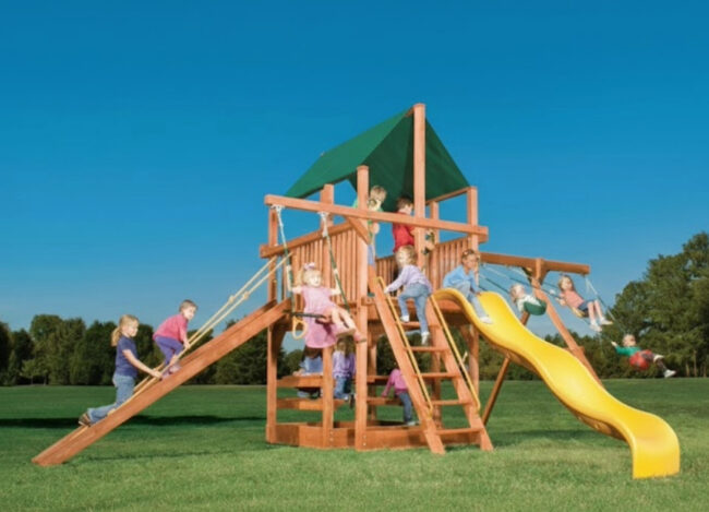 Woodplay Playhouse 5' XL Combo 2